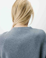 Embroidered varsity logo sweatshirt gris Ashford