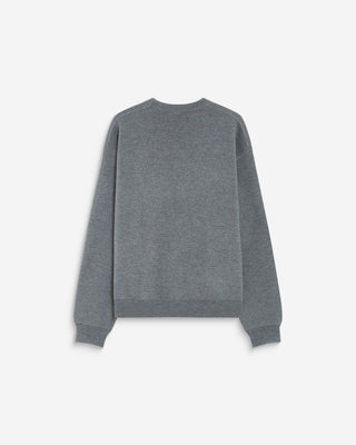 Embroidered varsity logo sweatshirt gris Ashford