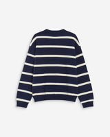 Embroidered varsity logo sweatshirt marine Ashford