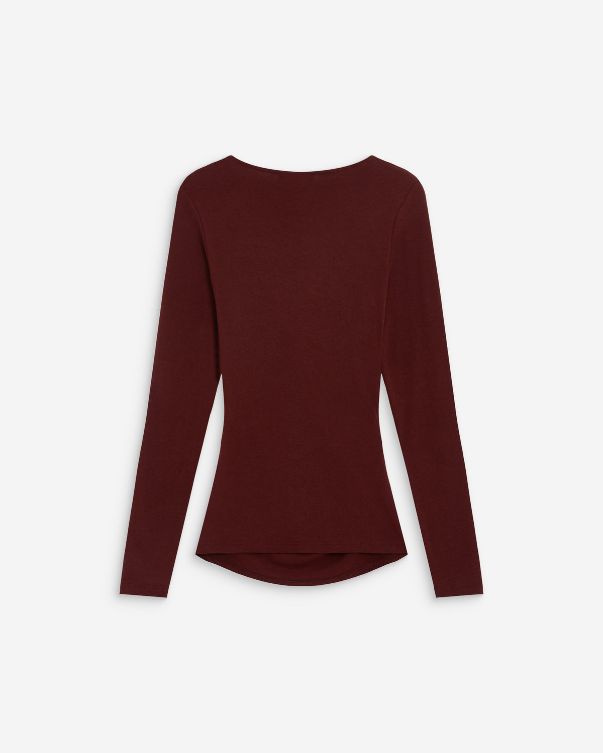 Top froncé col V croisé manches longues cherry Azul
