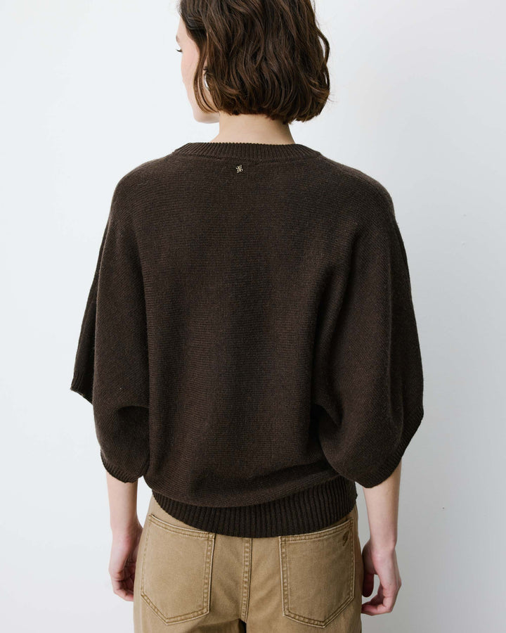Jersey de manga kimono chocolat Almus