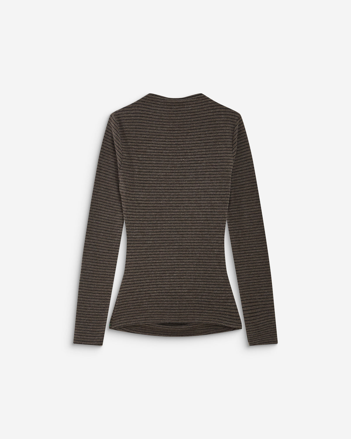 Top rayé taille froncée manches longues anthracite Aralee