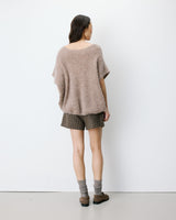 Sleeveless V-neck sweater mocha Atticus