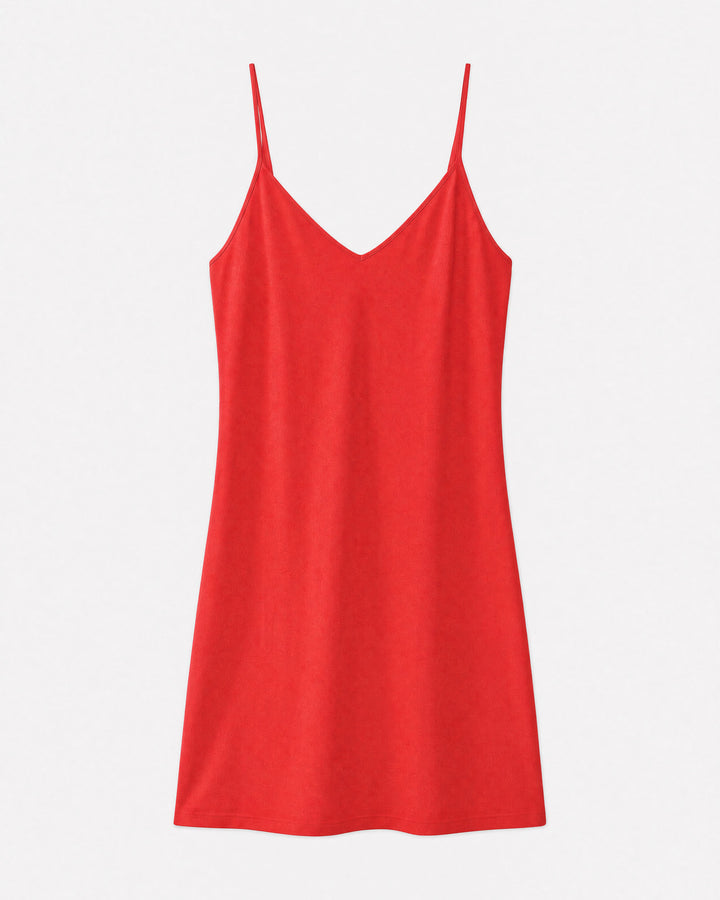 Robe longue en maille ajustée sanguine Verdad