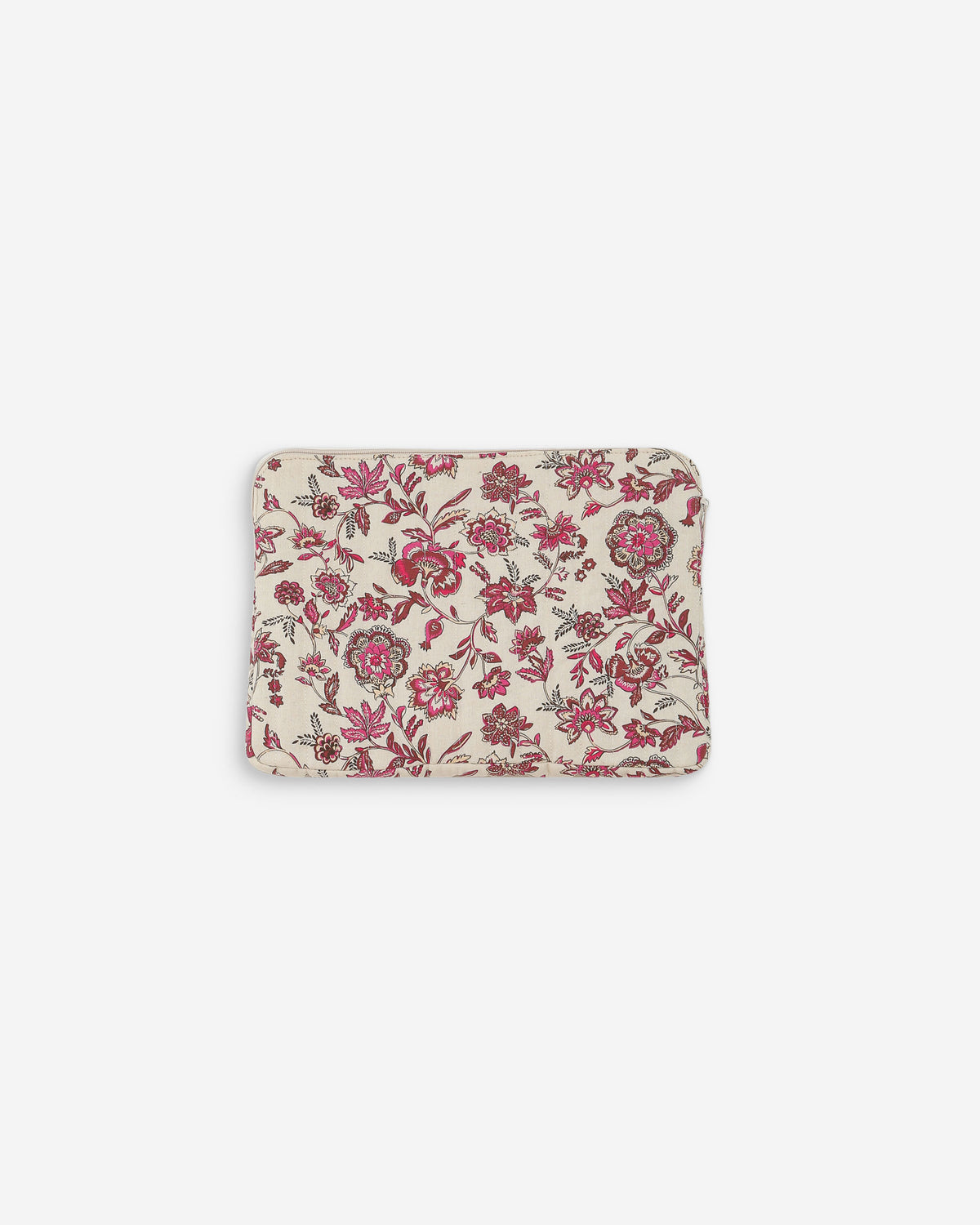 Quilted cotton canvas laptop sleeve fleur Vaiana