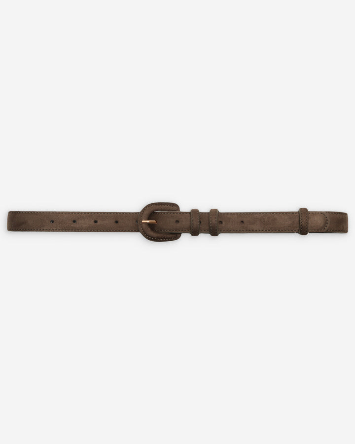 Suede belt with matching buckle kaki Scotland