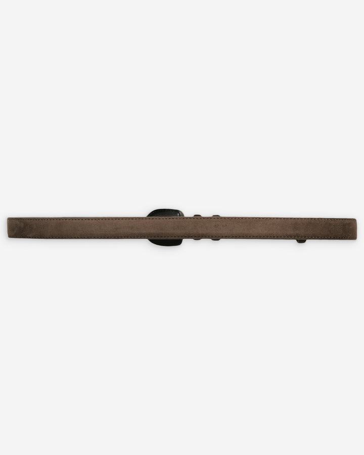 Suede belt with matching buckle kaki Scotland