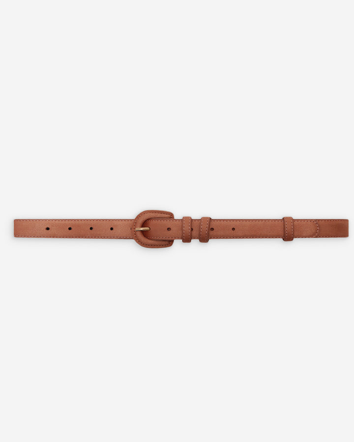 Ceinture en suède boucle assortie mocha Scotland