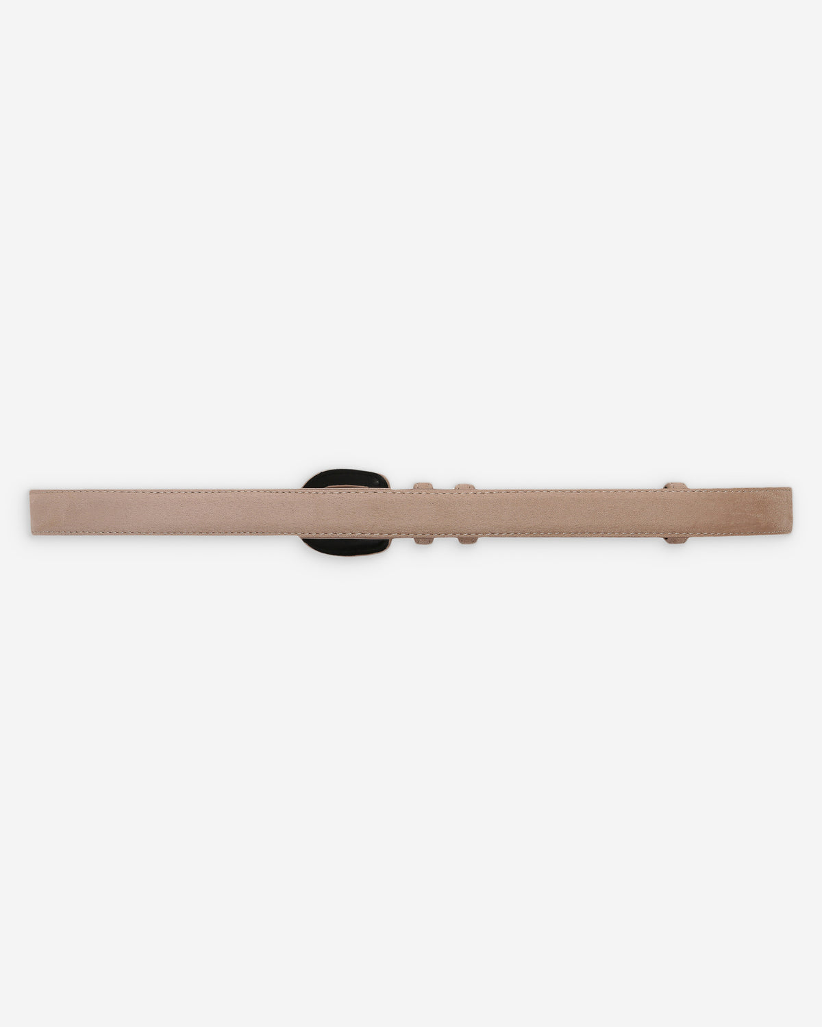 Ceinture en suède boucle assortie sable Scotland