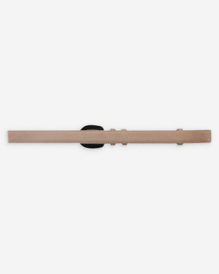 Ceinture en suède boucle assortie sable Scotland