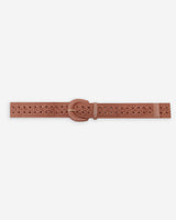 Ceinture tissée effet raphia boucle assortie blush Vallois