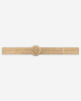Ceinture tissée effet raphia boucle assortie ecru Varelle