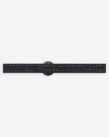 Ceinture tissée effet raphia boucle assortie marine Varelle