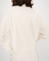 Boxy long-sleeve denim jacket ecru Vinnie