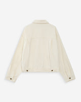 Boxy long-sleeve denim jacket ecru Vinnie