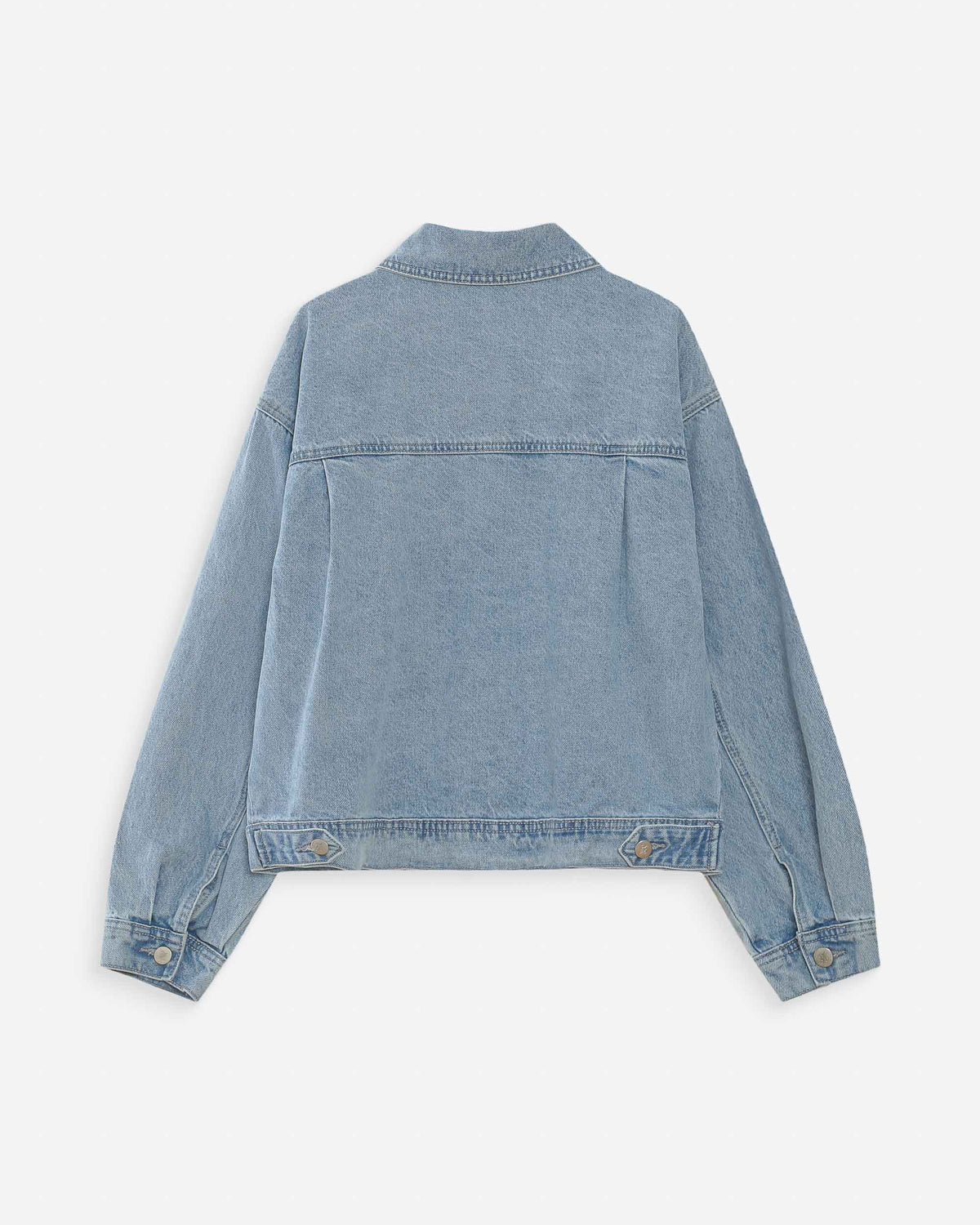 Veste en jean boxy manches longues skyblue Vinnie