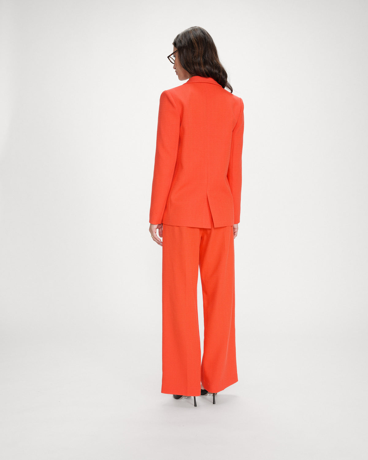 Double-breasted tailored blazer sanguine Parfaite