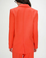 Double-breasted tailored blazer sanguine Parfaite