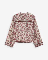Veste matelassée imprimée fleur Vahina