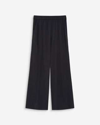 Wide-leg modal pants carbone Pax