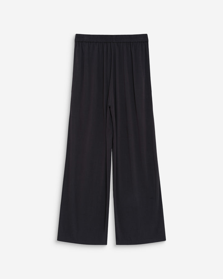 Wide-leg modal pants carbone Pax