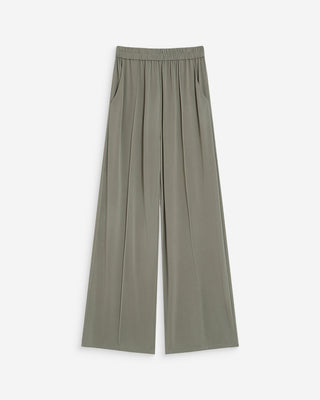 Wide-leg modal pants kaki Pax