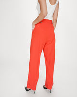 Pantalón sastre recto con pliegues sanguine Pierre