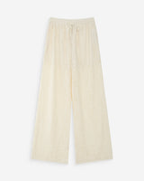 Loose lace pants ecru Vincent