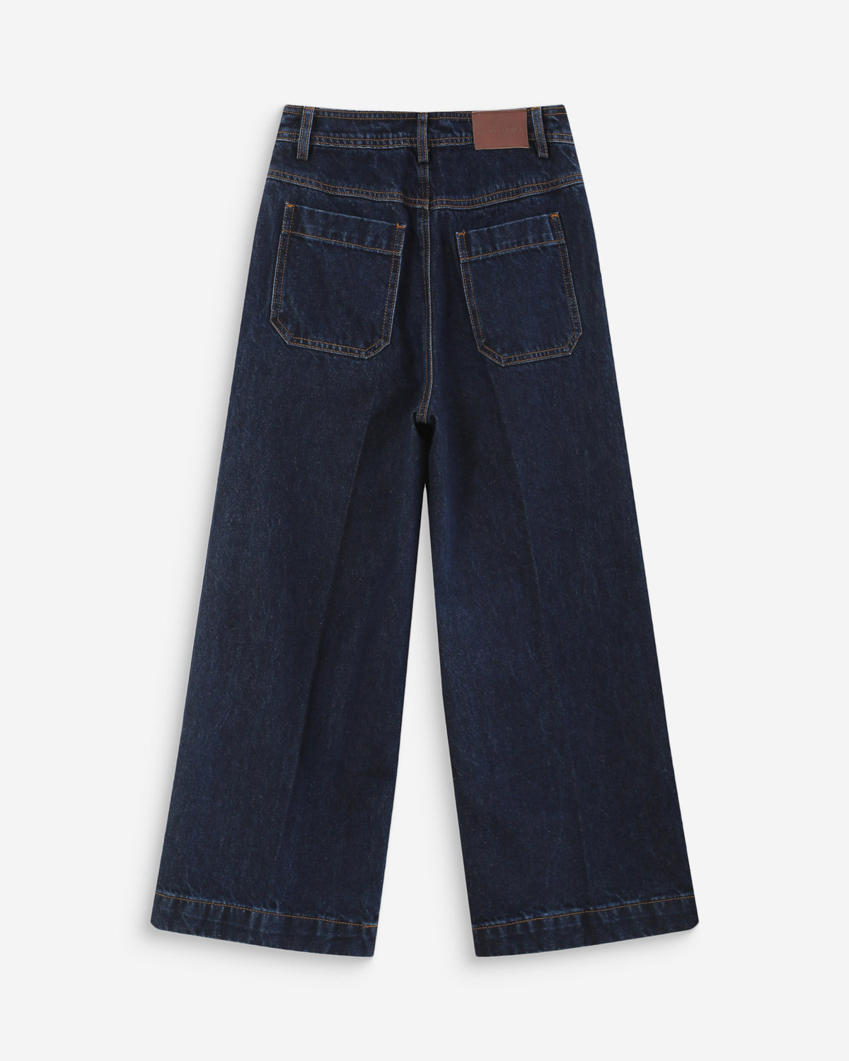 Jean loose 7/8e taille haute poches plaquées darkblue Joe