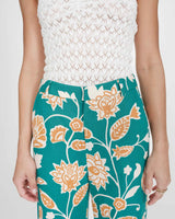 Pantalón de flores vert Varino