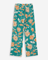 Pantalón de flores vert Varino