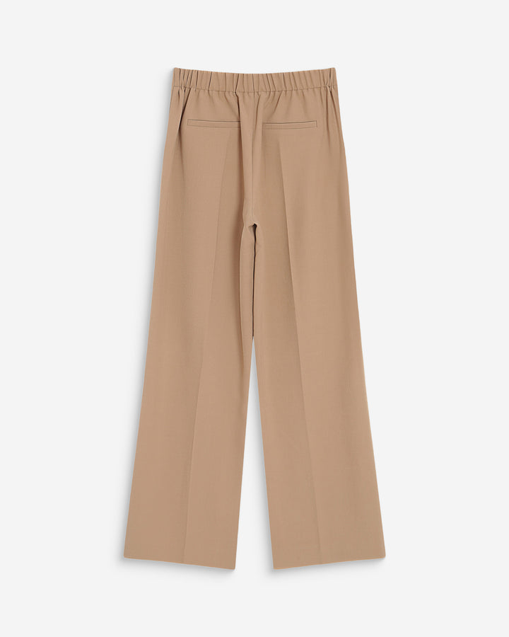 Pantalon tailleur droit poches italiennes camel Valigny