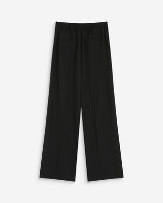 Pantalon tailleur droit poches italiennes noir Valigny