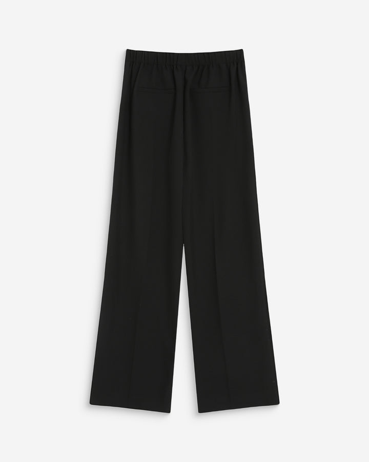 Pantalon tailleur droit poches italiennes noir Valigny