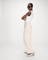 Pantalon tailleur droit poches italiennes sable Valigny