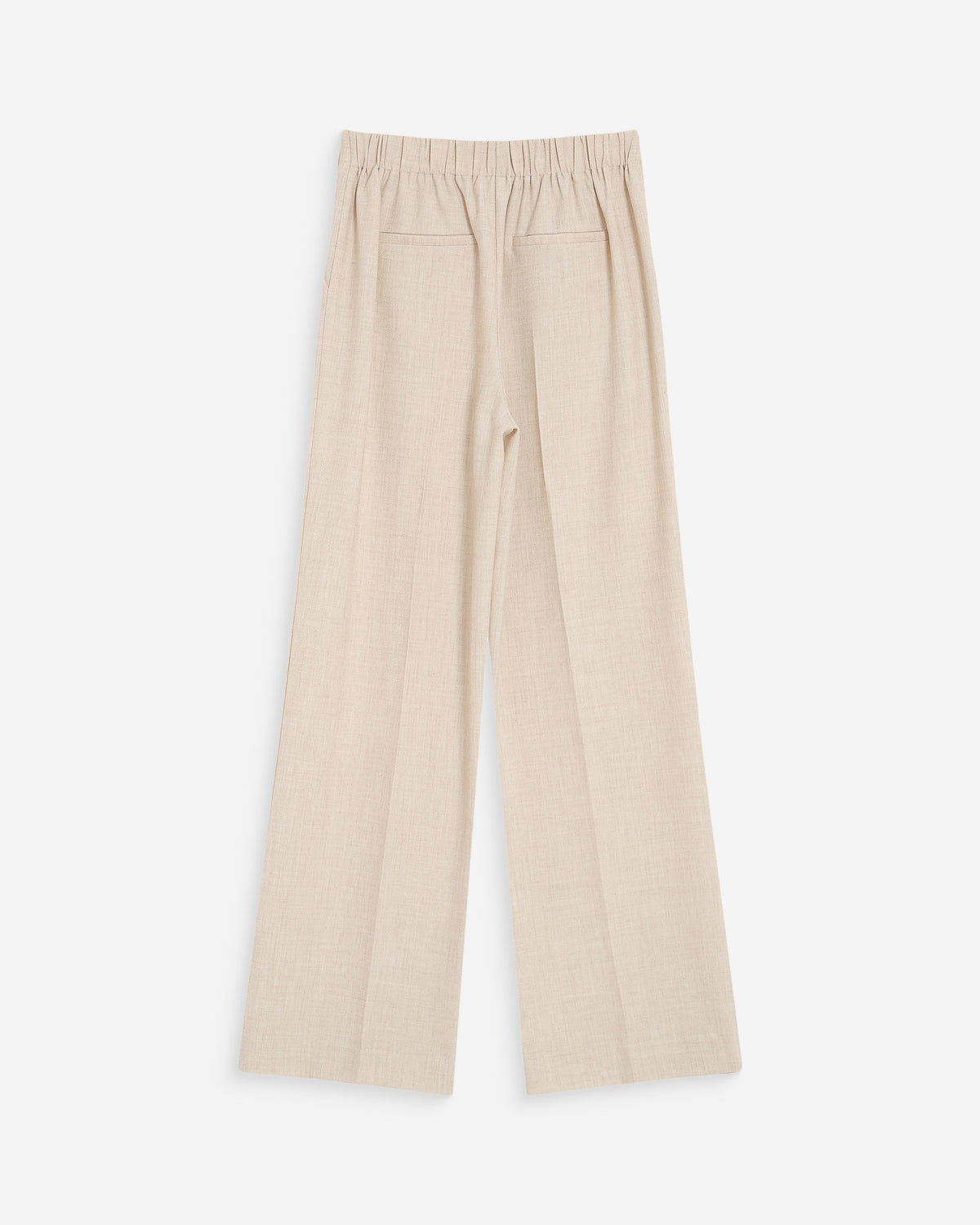 Pantalon tailleur droit poches italiennes sable Valigny