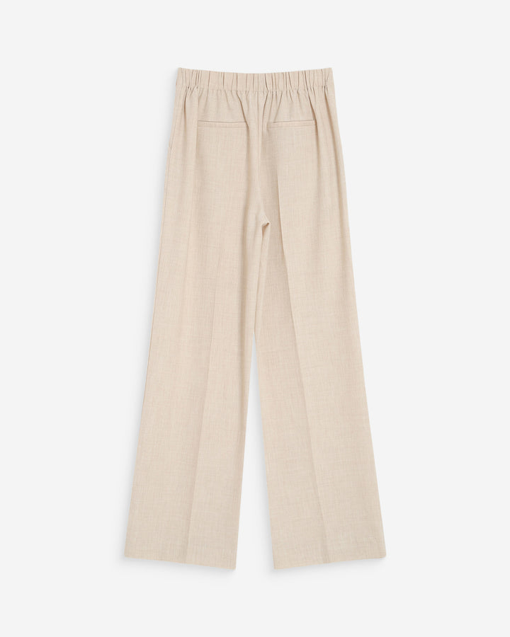 Pantalon tailleur droit poches italiennes sable Valigny