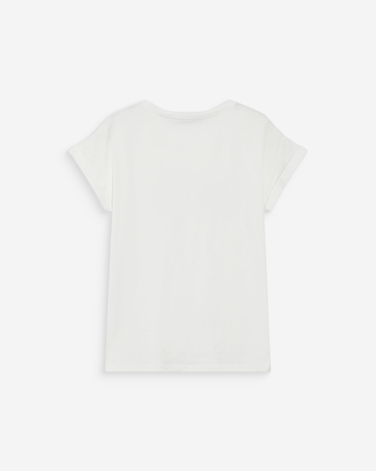 T-shirt en coton à message imprimé fuchsia Vico