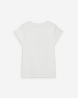 T-shirt en coton à message imprimé rouge Vico