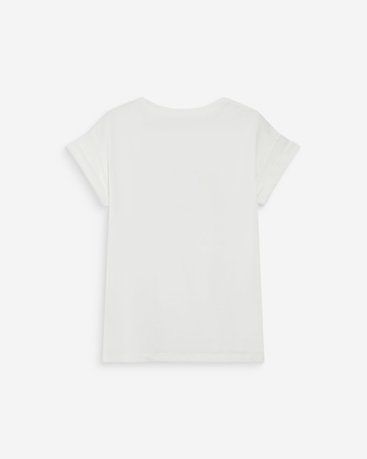T-shirt en coton à message imprimé rouge Vico