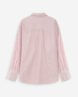 Chemise oversize rayée en coton pivoine Vipera