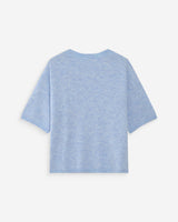 Pull oversize en laine col rond ciel Vamos