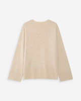 Oversized knit sweater marine Viggo
