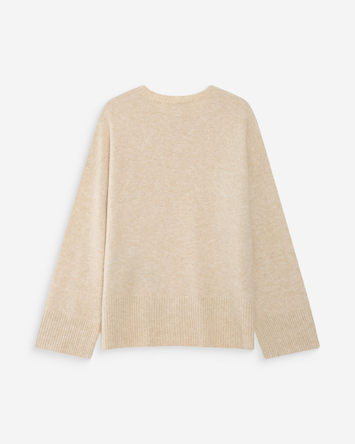 Oversized knit sweater marine Viggo