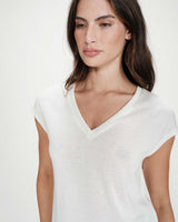 Top de lurex con escote en V ivoire Valsons