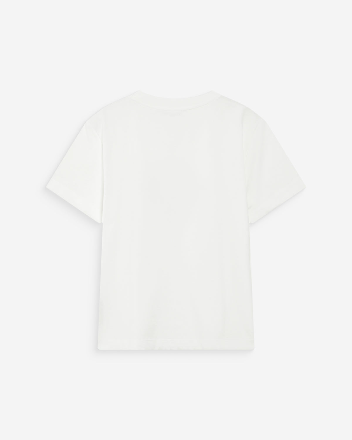 T-shirt en coton manches courtes ivoire Vanders