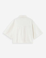 Chemise oversize en denim white Vita