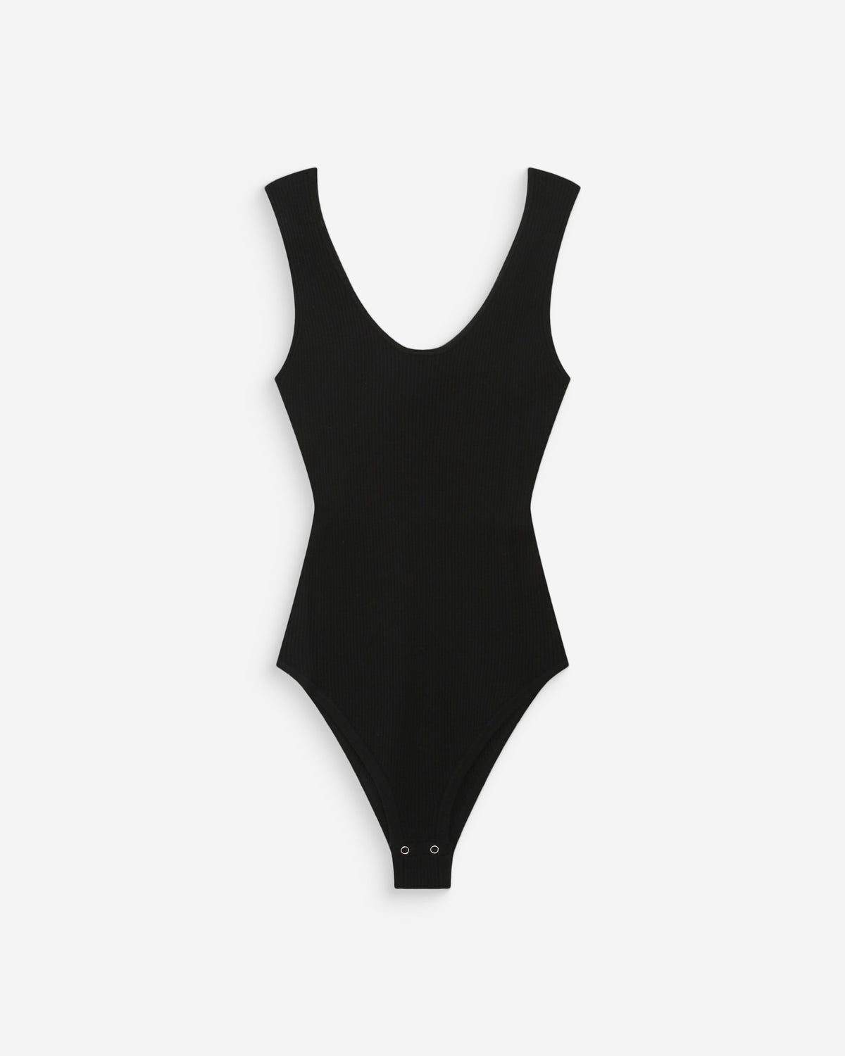 Body ajusté en maille fine à bretelles noir Velmondo
