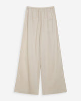 Pantalon tailleur en lin fluide sable Wally