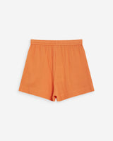 Short amplio de gasa de algodón tiro alto orange Wasabi